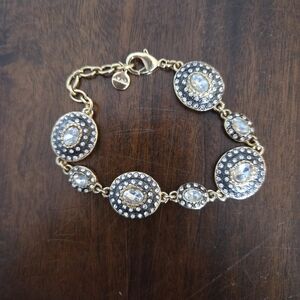 Stella & Dot Gold and Silver Statement Bracelet